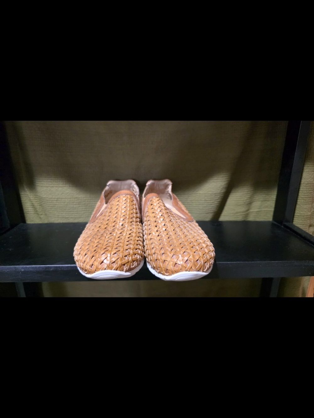 Donald J. Pliner Men's Woven Slip-On Loafers in Cognac Brown